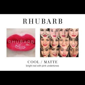 Unicorn Color! Rhubarb Lipsense.